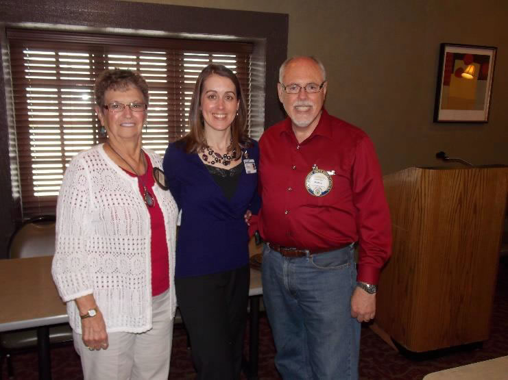 optimist pose with today's speaker